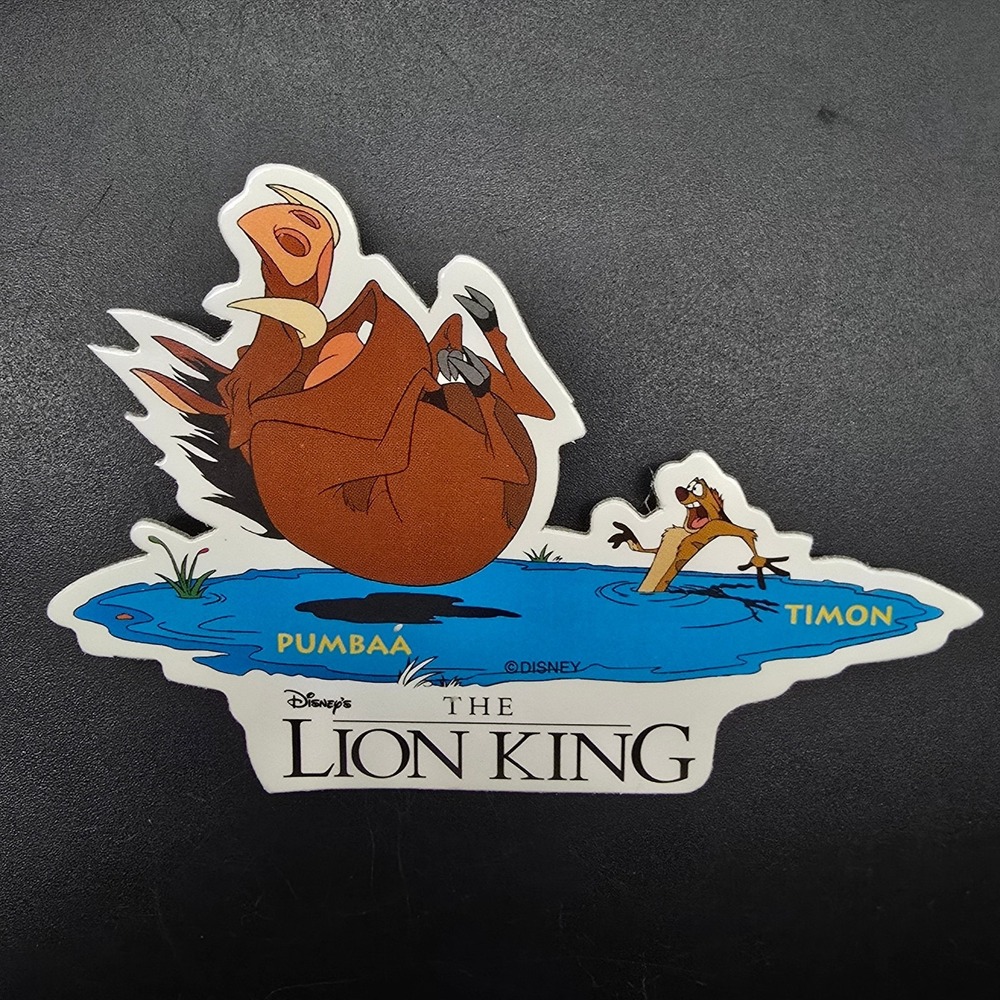 Timon and Pumbaa The Lion King Brooch Disney 1990s Promotional
